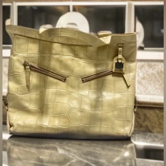 Dooney & Bourke Croc-Embossed Tote NWOT - Picture 1 of 9
